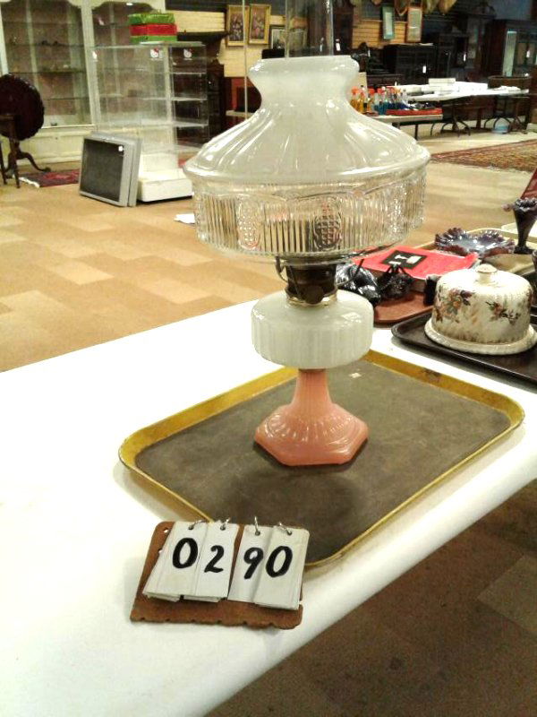 Aladdin Kerosene Table Lamp With Shade (1 of 1)
