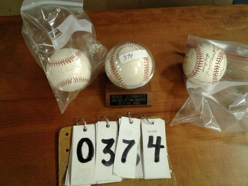 (3) Signed Baseballs (1 of 1)