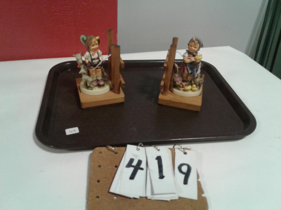 Hummel Figurine Bookends (1 of 1)