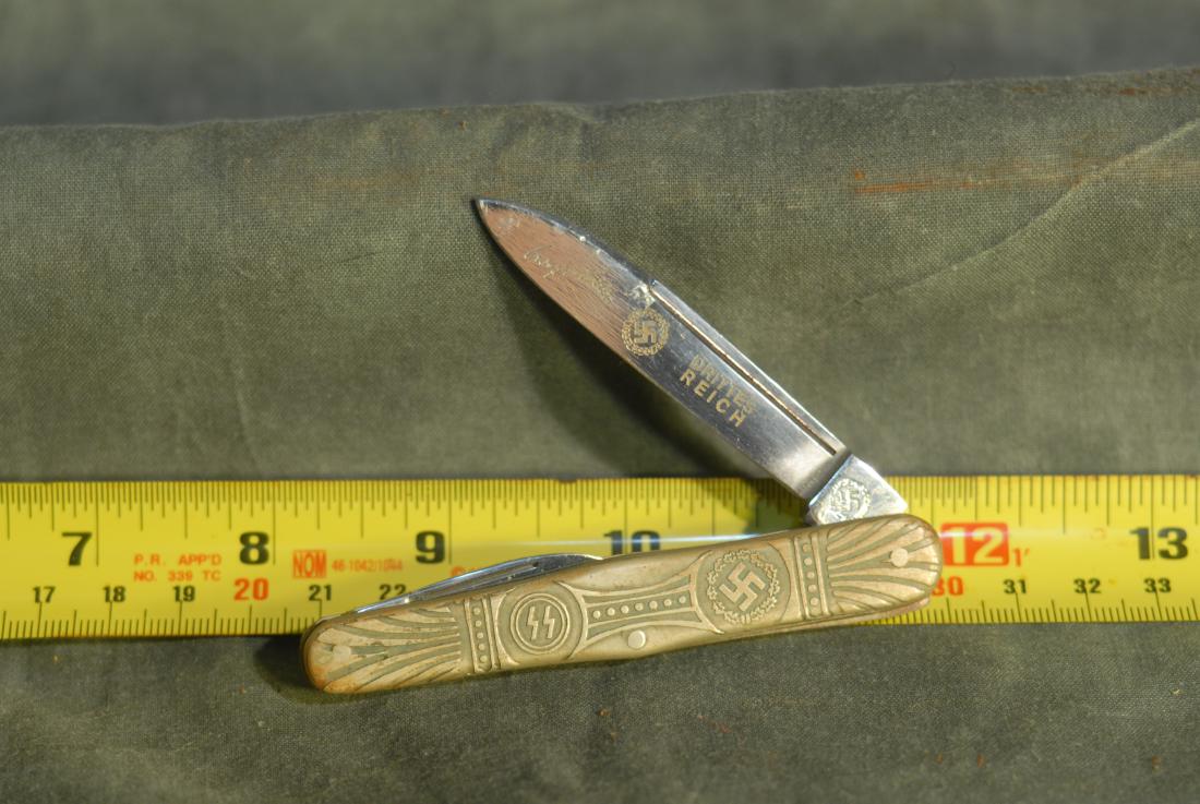 German Folding Knife: German Nazi Folding Knife Model # DSC9225