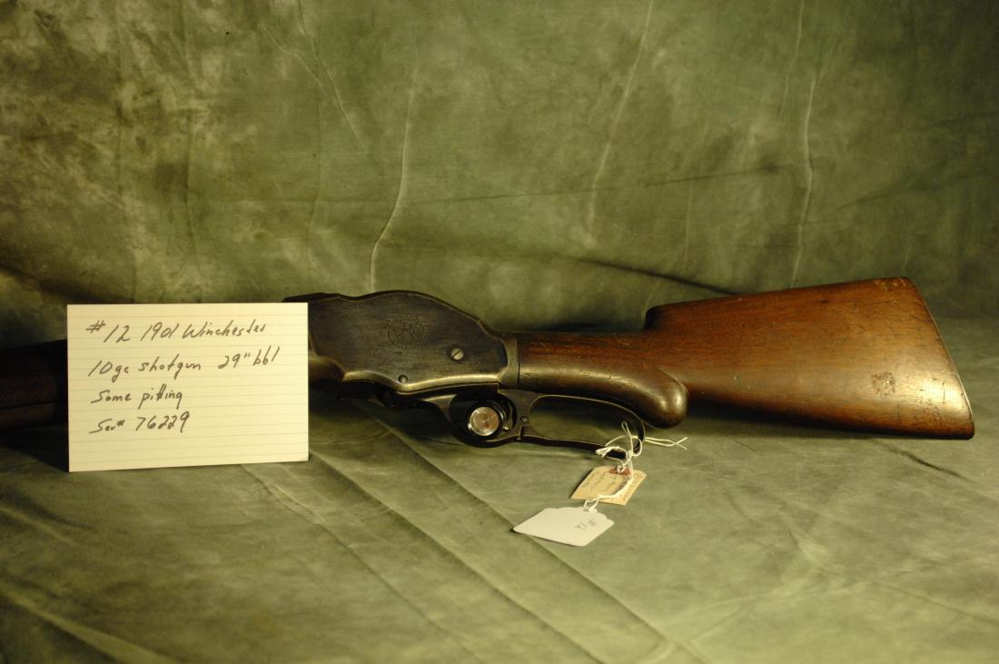 Winchester: Model 1901; 10 gauge Shotgun 1901 Lever Action Serial #76229