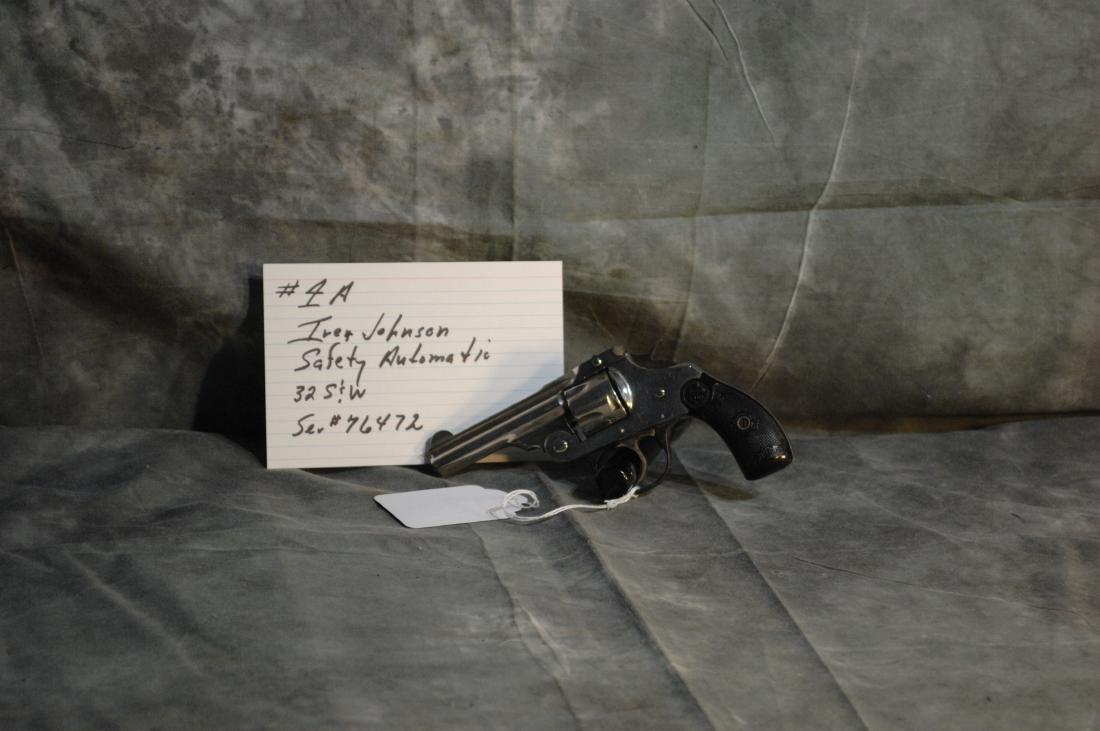 Iver Johnson: Safety Automatic, 32 S&W, nickle, Ser # 76472