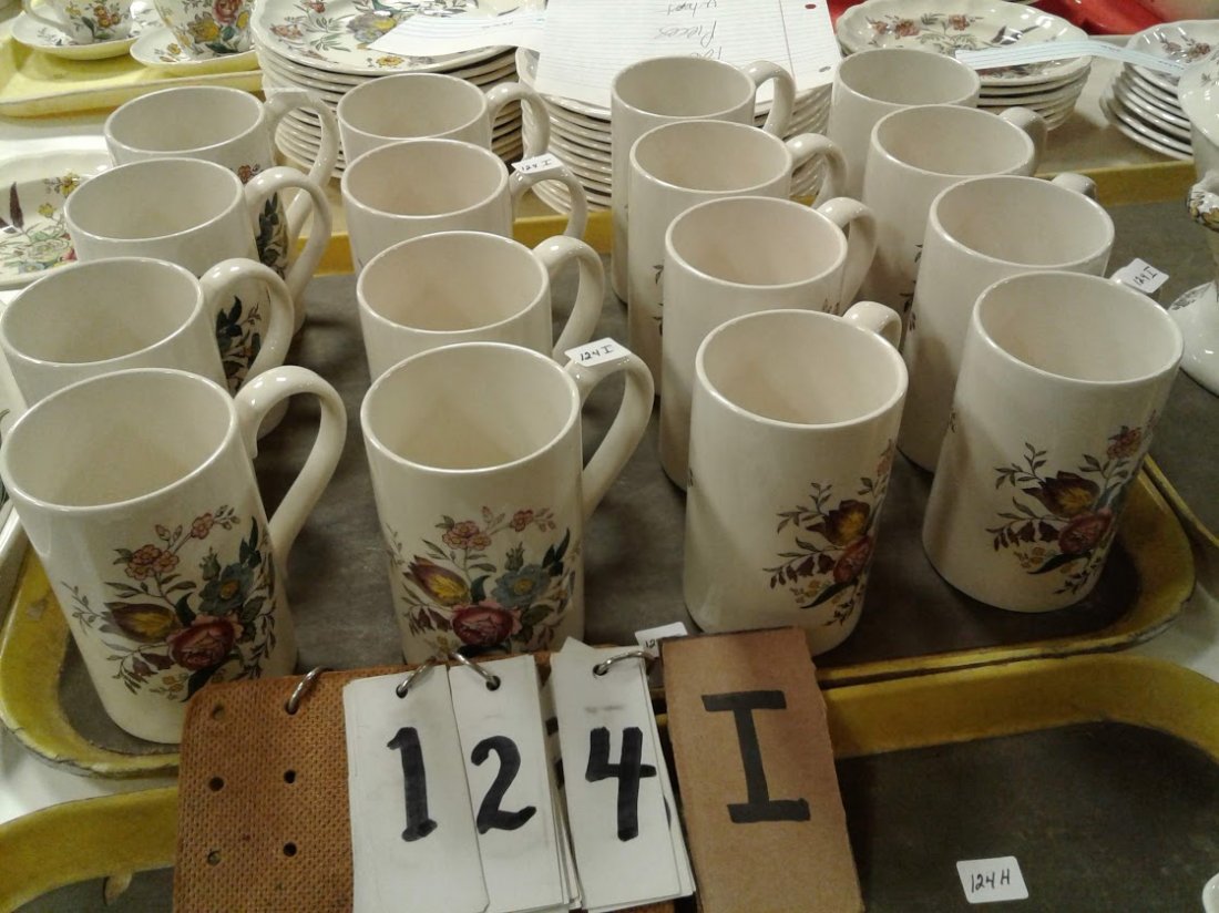 Copeland Spode Gainsborough-Hot Chocolate Cups: This rare collection of Copeland Spode Gainsborough Pattern China was collected for 3 generations of Doctors in the 1,000 Islands of N.Y. The condition on almost every piece is in mint, mint condition