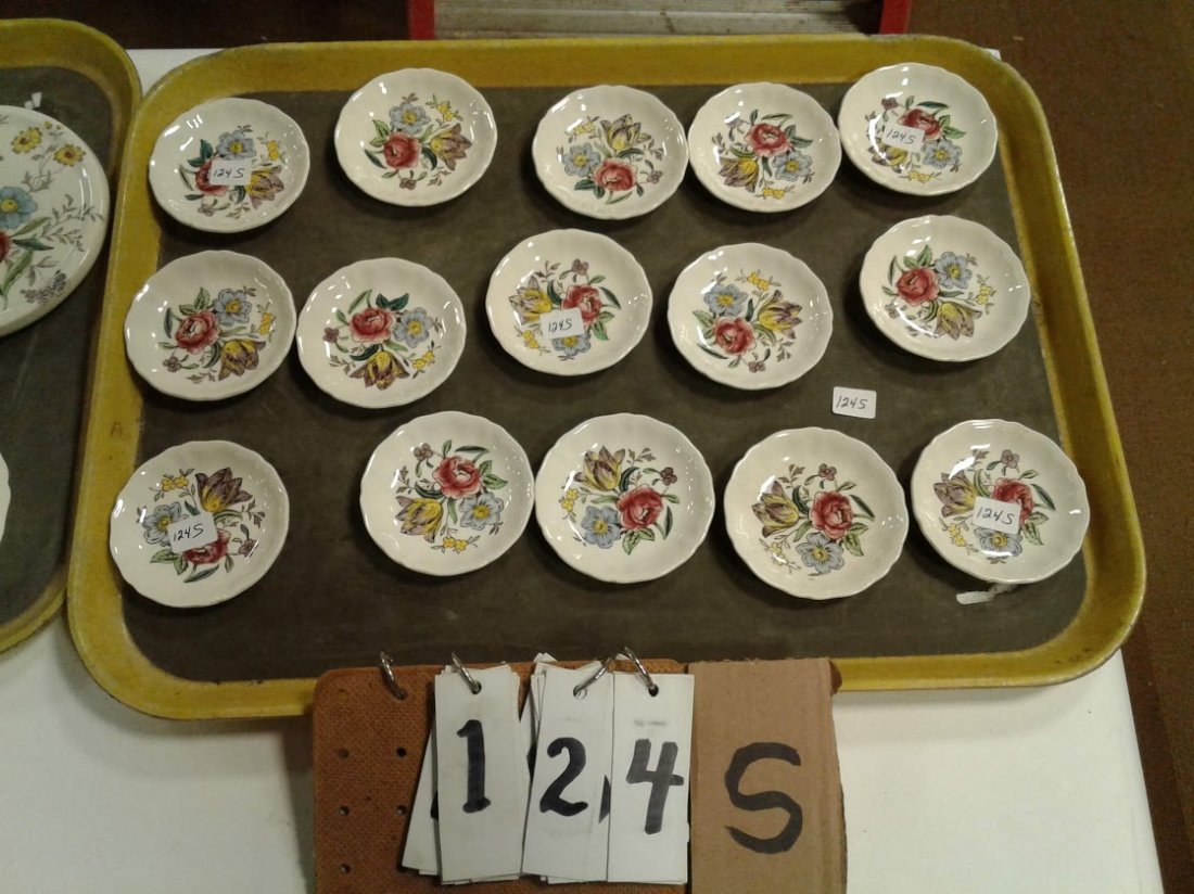 Copeland Spode Gainsborough-Butter Pads: This rare collection of Copeland Spode Gainsborough Pattern China was collected for 3 generations of Doctors in the 1,000 Islands of N.Y. The condition on almost every piece is in mint, mint condition