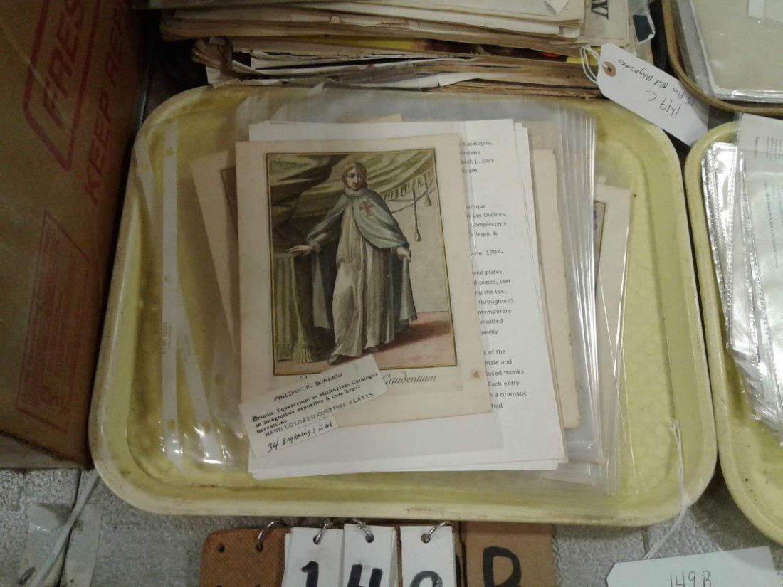 (34)-1711 Philippo P. Bonanni Hand Colored Prints: Estate Collection of (34) 1711 Philippo P. Bonanni hand colored prints from a Martin Marrienetta Scientists Estate in Liverpool. (sold as a lot)