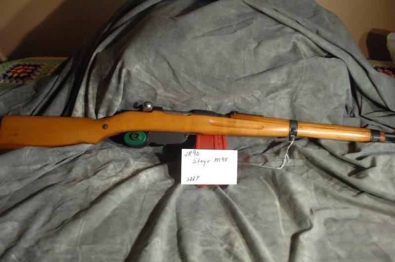 STEYR MANNLICHER, M1895: 8 X 56R, 20 Barrel, Blue, Arsenal Refinish, SerNo--322P