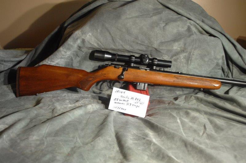 MARLIN, 882: 22 WMR, 22 Barrel, Blue, 99% finish, Weaver K3 Scope, SerNo--11535900