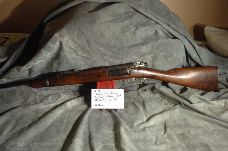 SPRINGFIELD ARMORY, Krag Jorgenson Carbine, 1899: 30-40 Kraig, 22 Barrel, Original, SerNo--228962