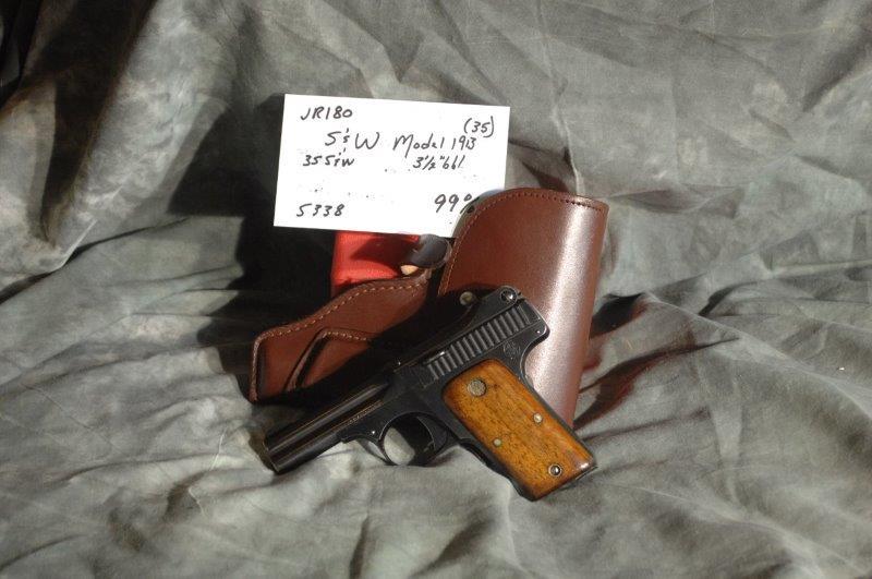 SMITH & WESSON, 1913: 35 S&W, 3.5 Barrel, Blue, with holster, 99%, SerNo--5338