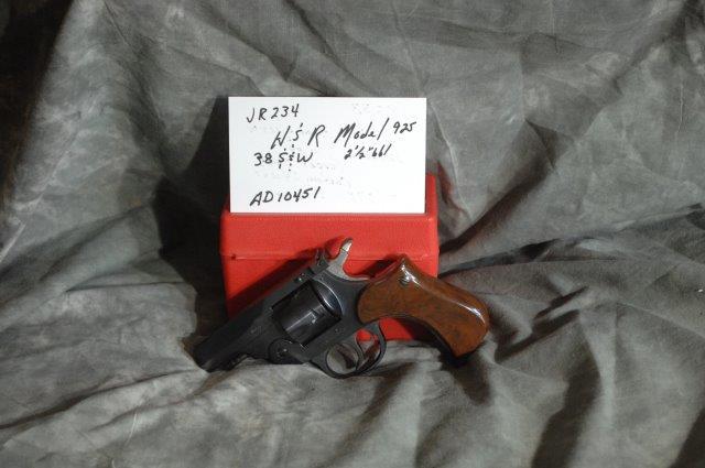 H & R, 925: 38 S & W, 2.5 Barrel, Blue, SerNo--AD10451