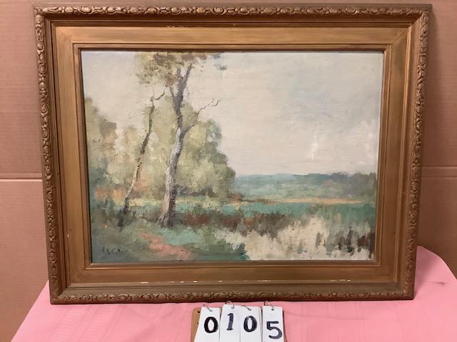 F.A. Carter Signed Oil Painting (1 of 5)