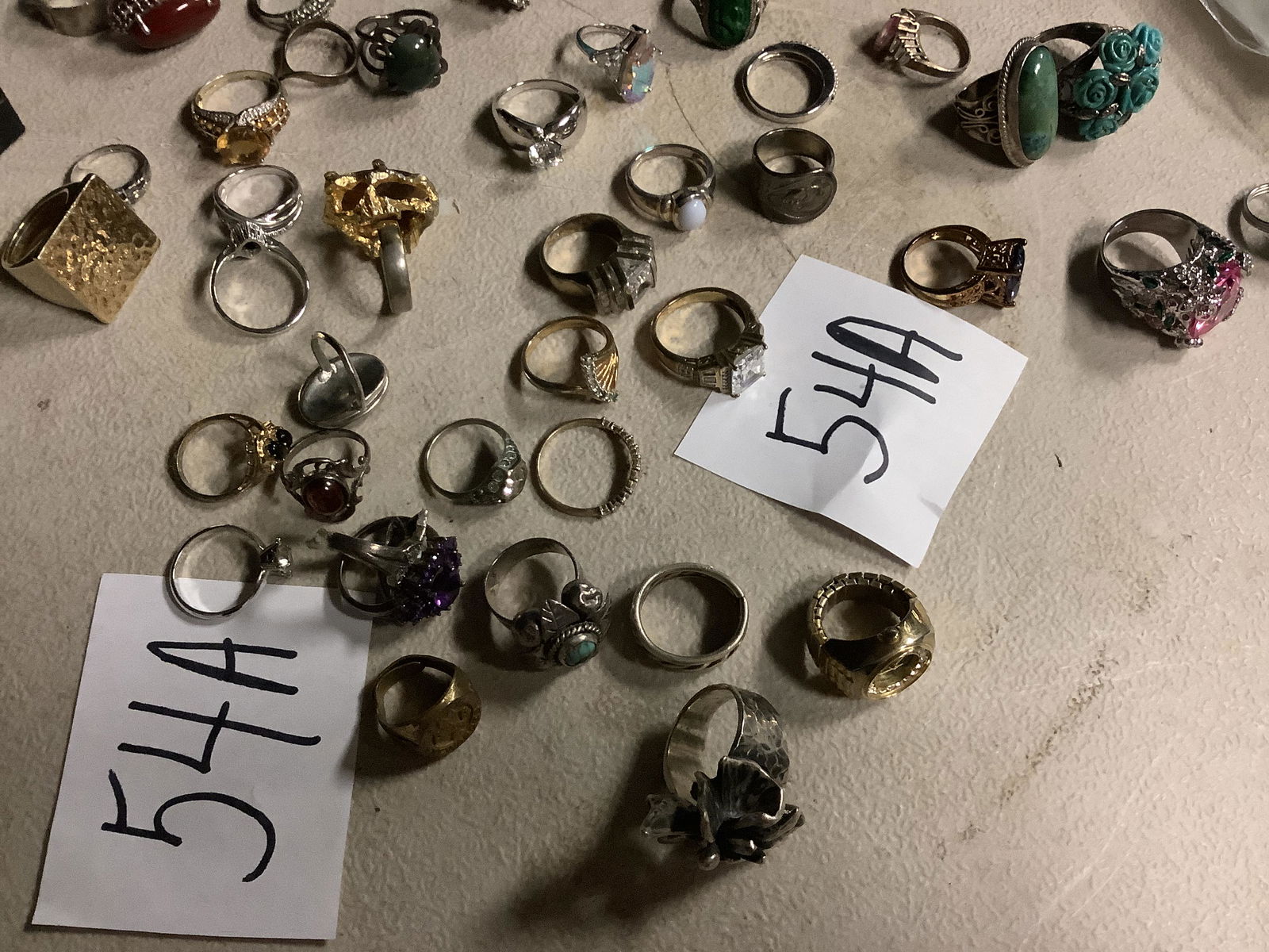 Approx. 65 Vintage Sterling Silver Rings (1 of 5)