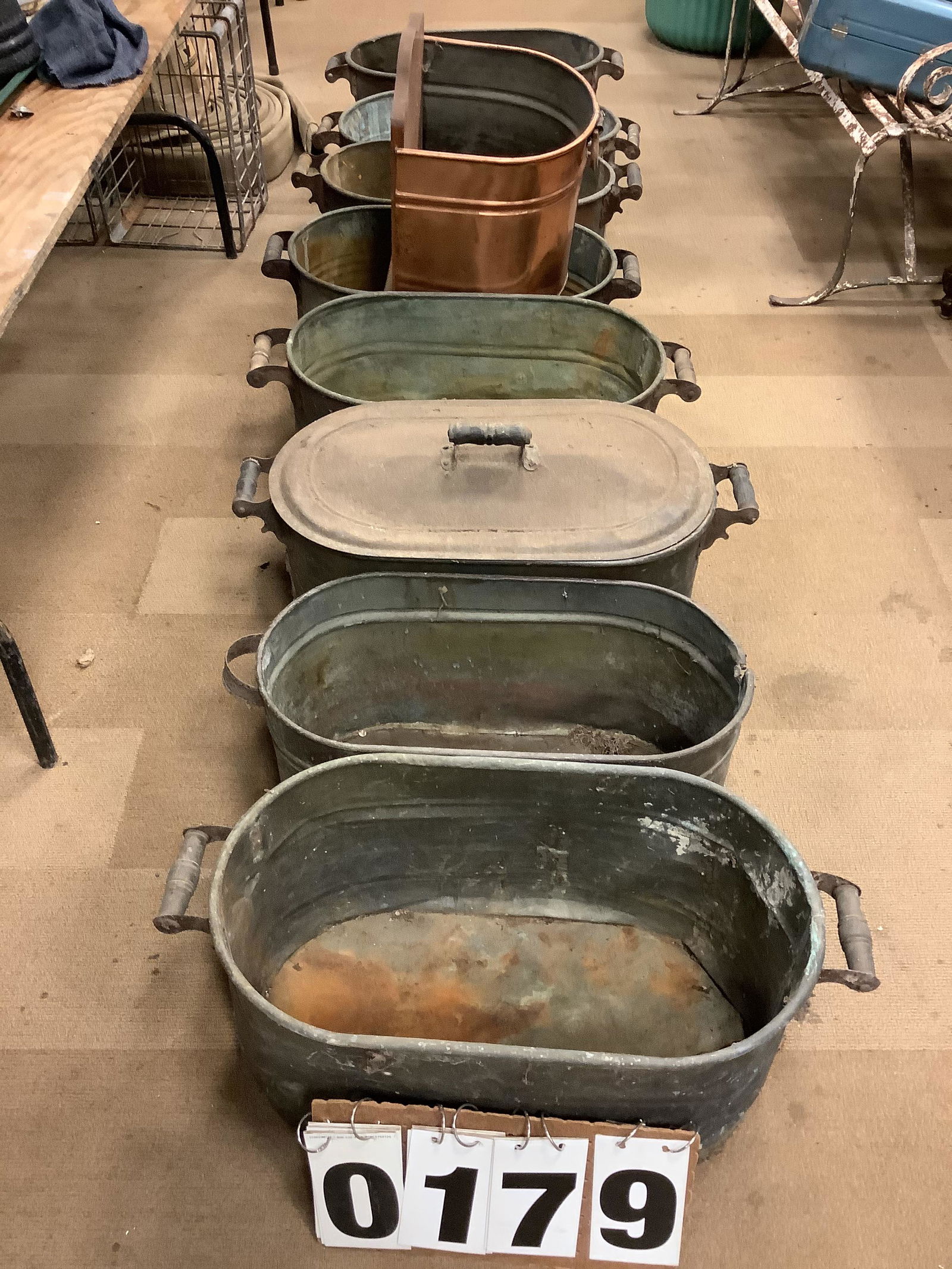 9 Solid Copper American Boilers (1 of 1)