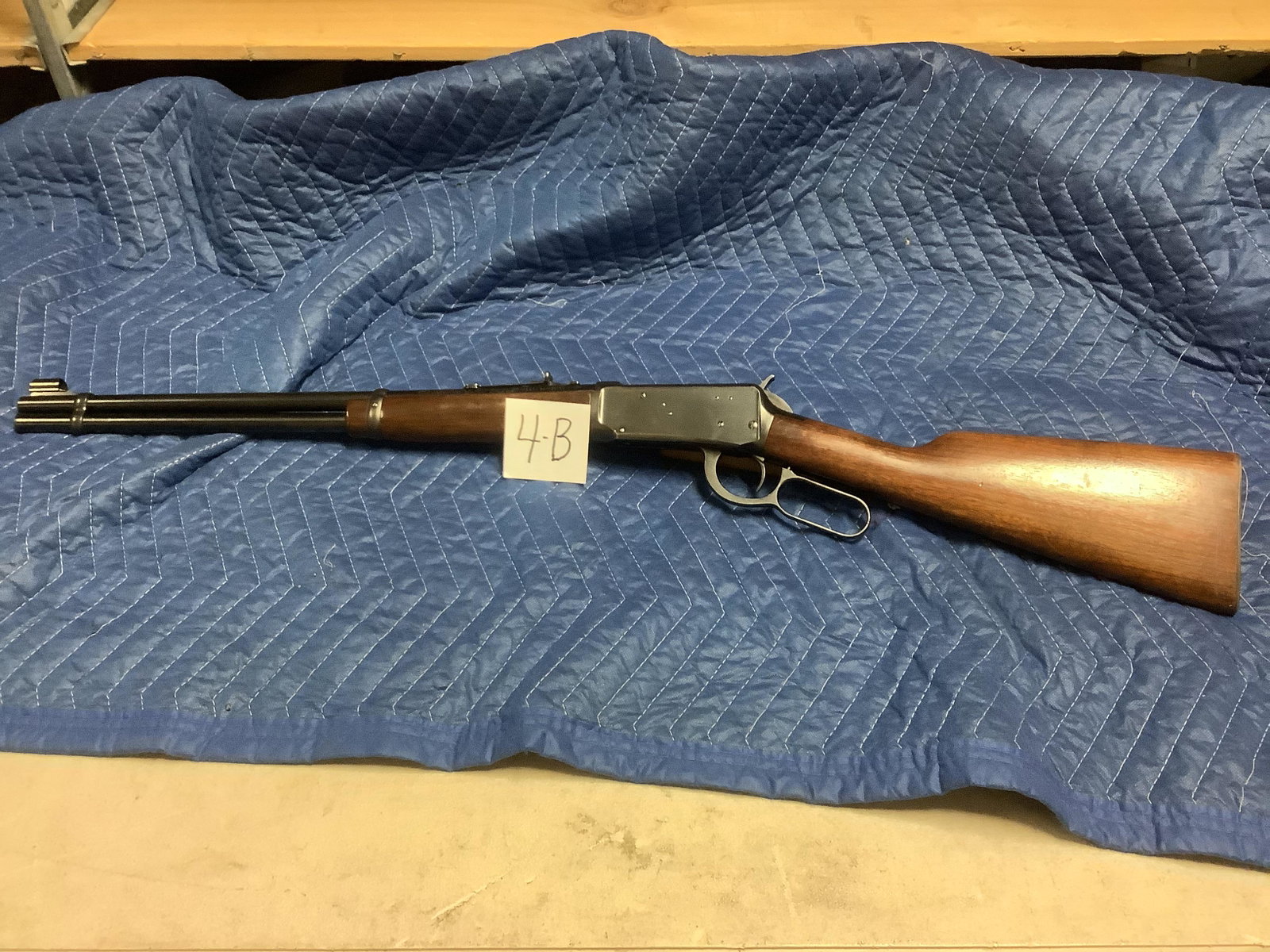 Winchester Model 1894 30-30 Lever Action Rifle: Circa 1950s Winchester Model 1894 30-30 caliber lever action rifle. Serial No. 1951673. Out of a local veterans home. In excellent condition. From the Oneida Estate. A special viewing TO BE DETERMINED