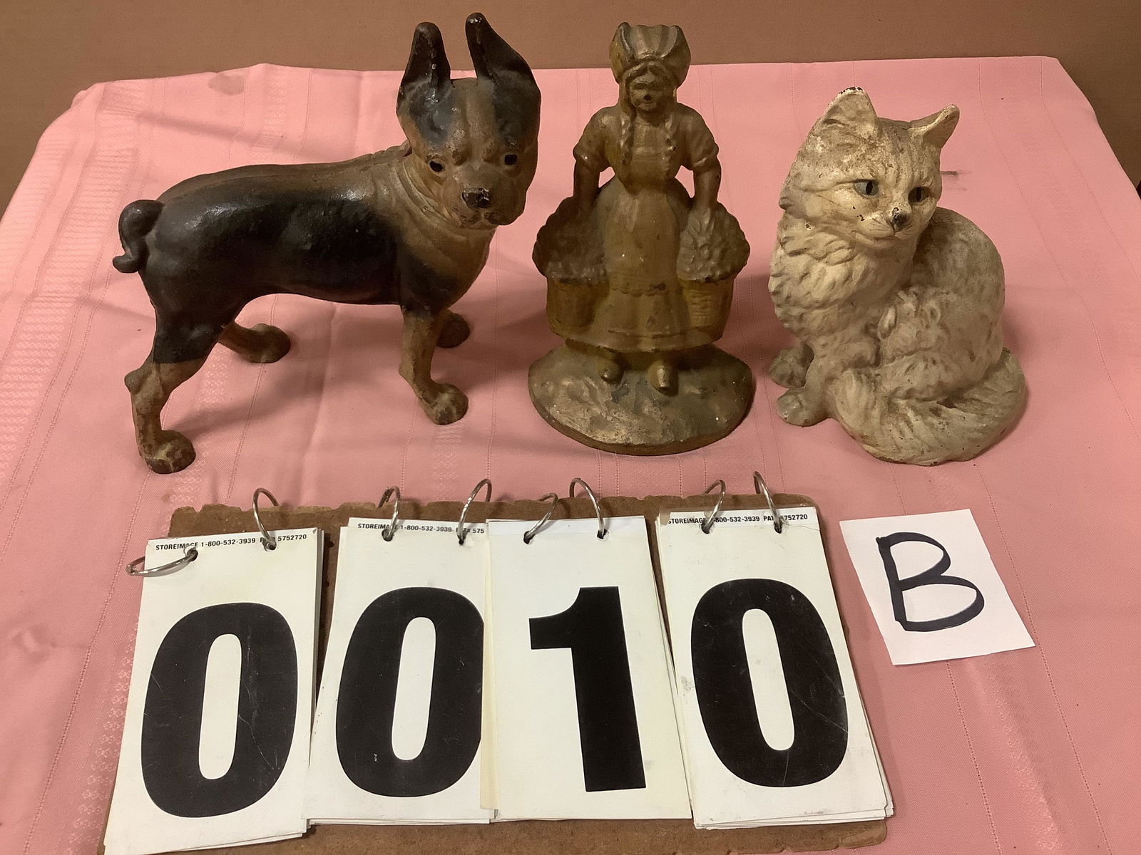 3 Antique Iron Door Stops (1 of 1)