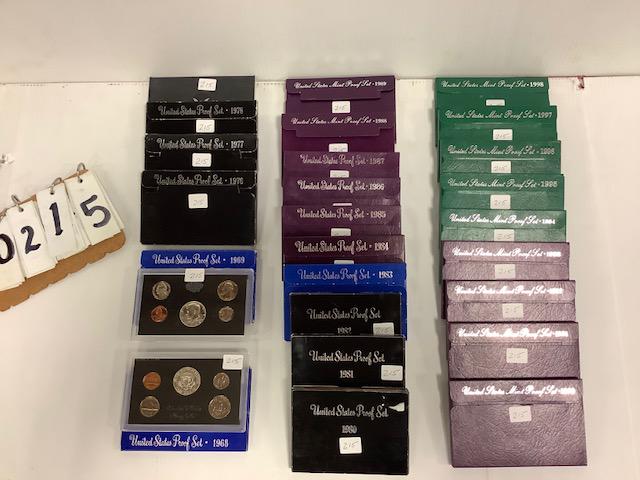 25 US Proof Mint Sets (1 of 1)