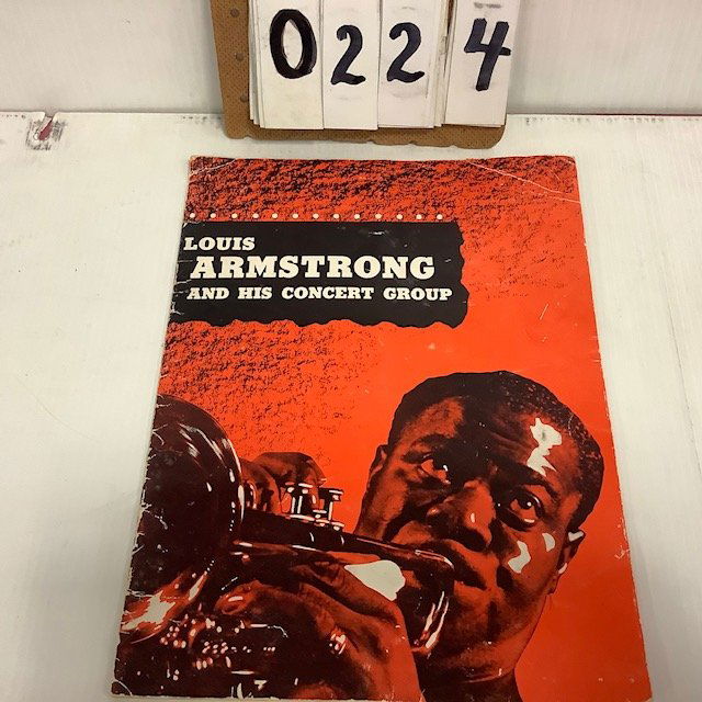 Signed Louis Armstrong Show Catalog (1 of 4)