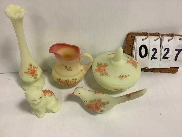 5 Pieces of Burmese Fenton (1 of 1)