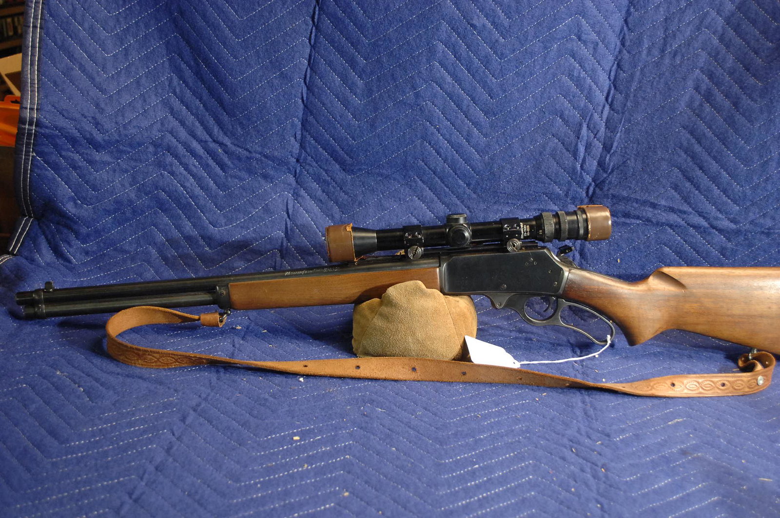 Westernfield Model 740 lever rifle, (Marlin manuf): 30-30, Westernfield scope (Marlin manuf)