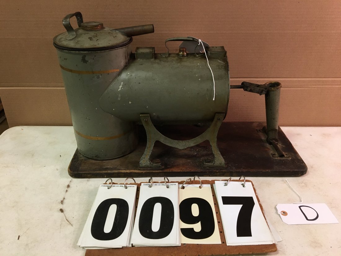 1890's Tin Vacuum Cleaner (1 of 4)