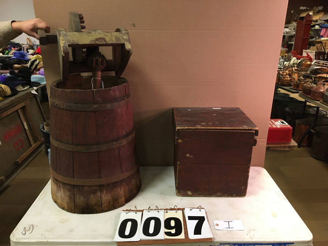 Egg Crate and Butter Churn (1 of 6)