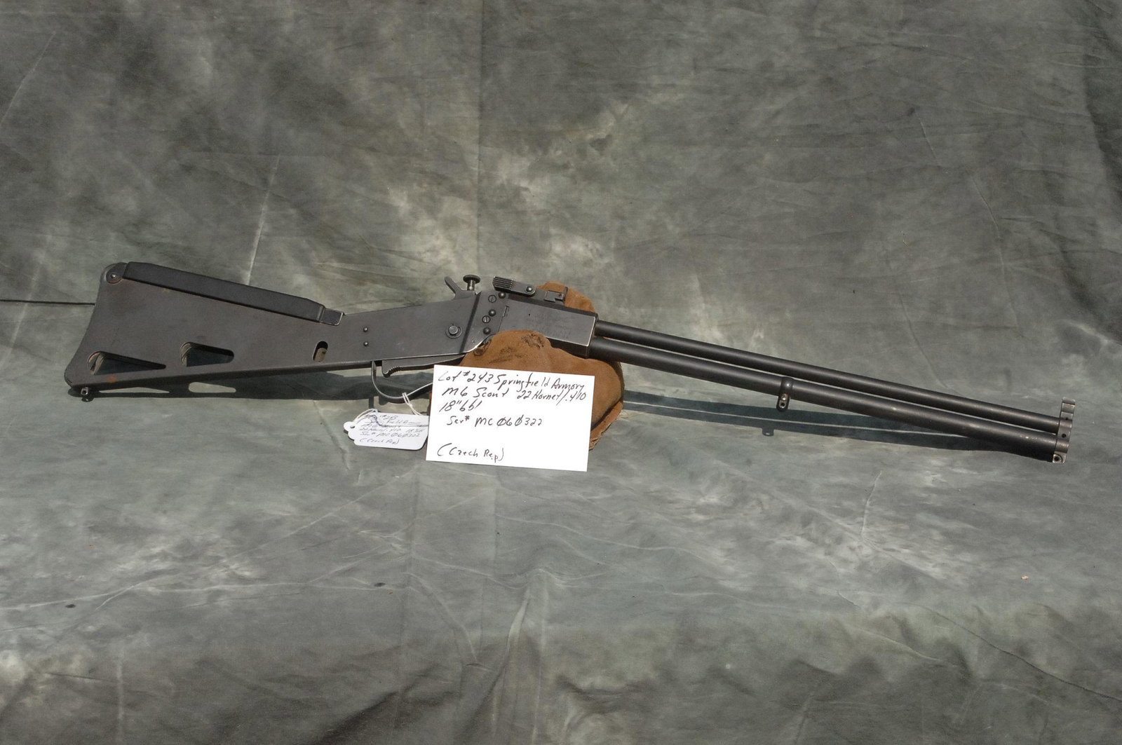 Springfield Armory Model M6 Scout: 22 Hornet/410 18"bbl Ser# MC060322 (Czech Rep)