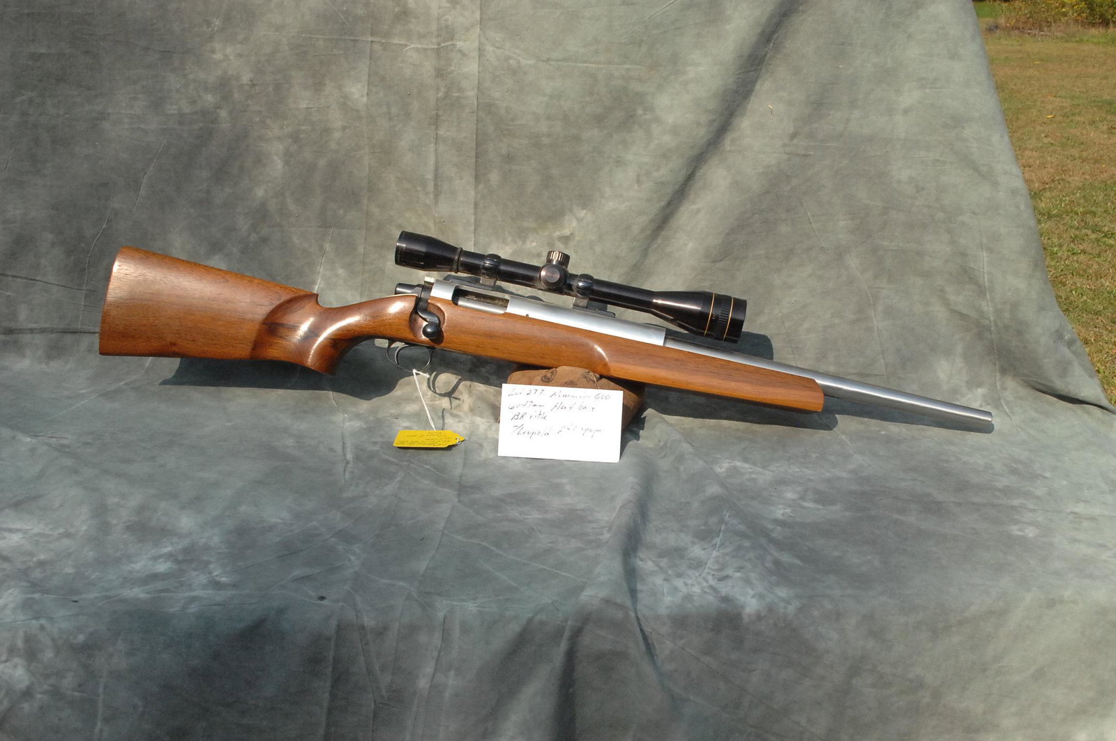 Remington 600 Hart Built BR rifle: 6x47 MM Leupold 24x Scope