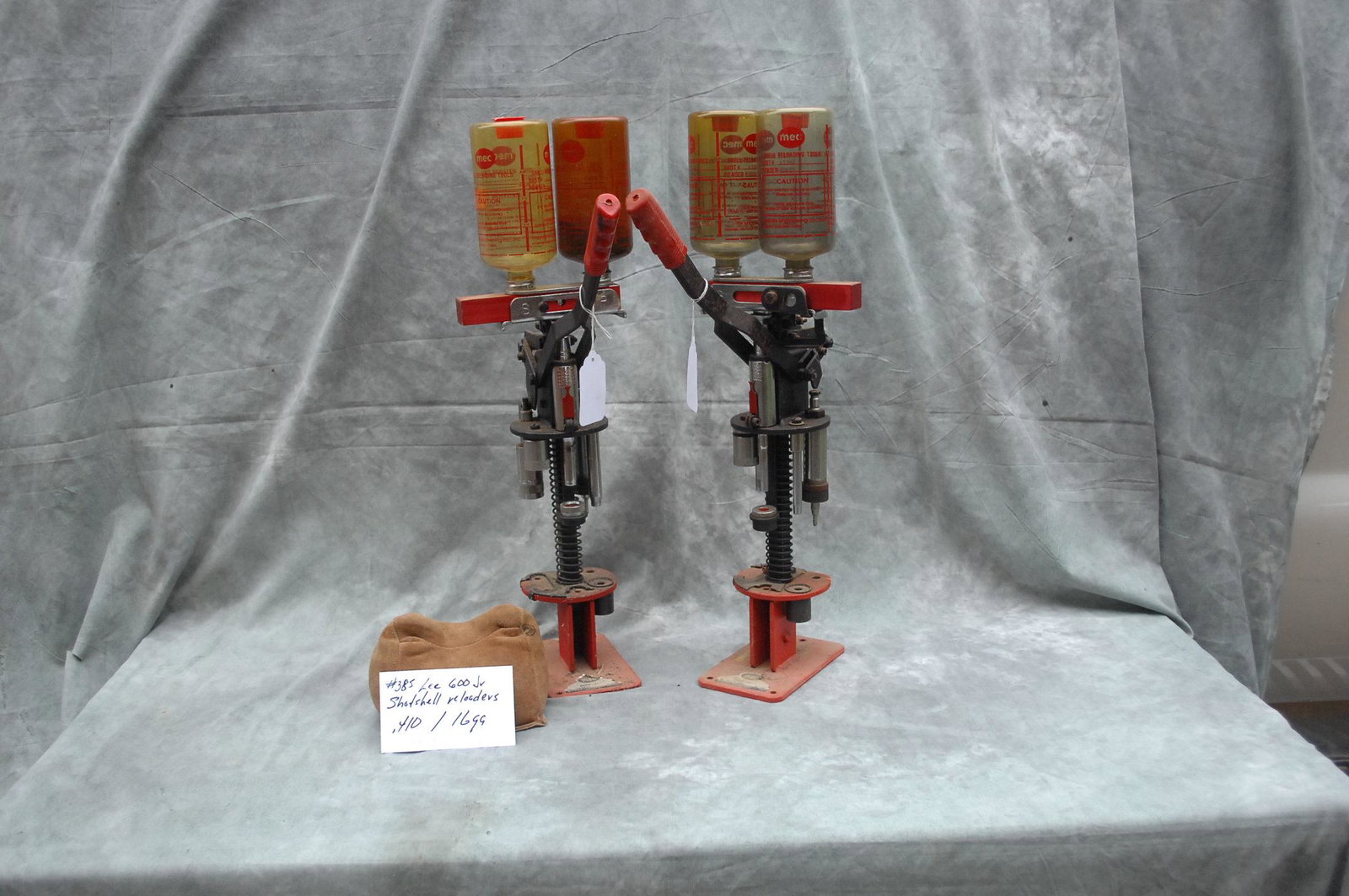 Lee 600 Jr shotshell reloaders: .410 & 16ga shotshell reloading sets. You get them both for one bid