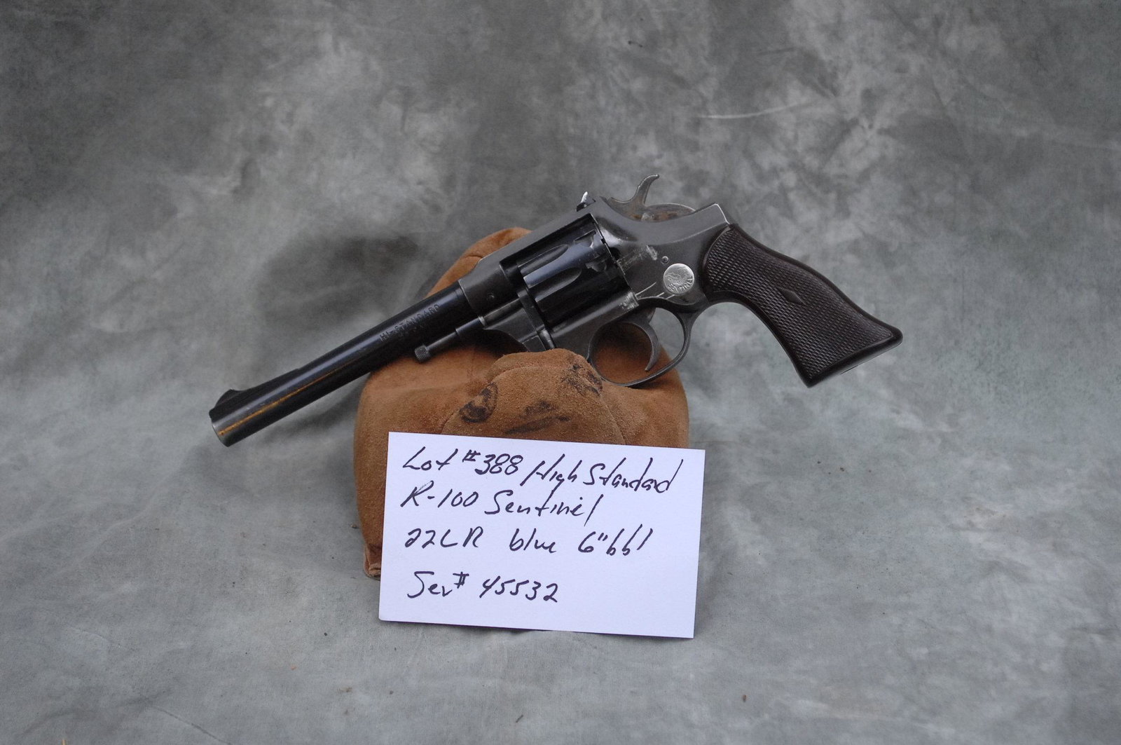 High Standard R-100 Sentinel: 22LR, 6" bbl, blue, ser# 45532