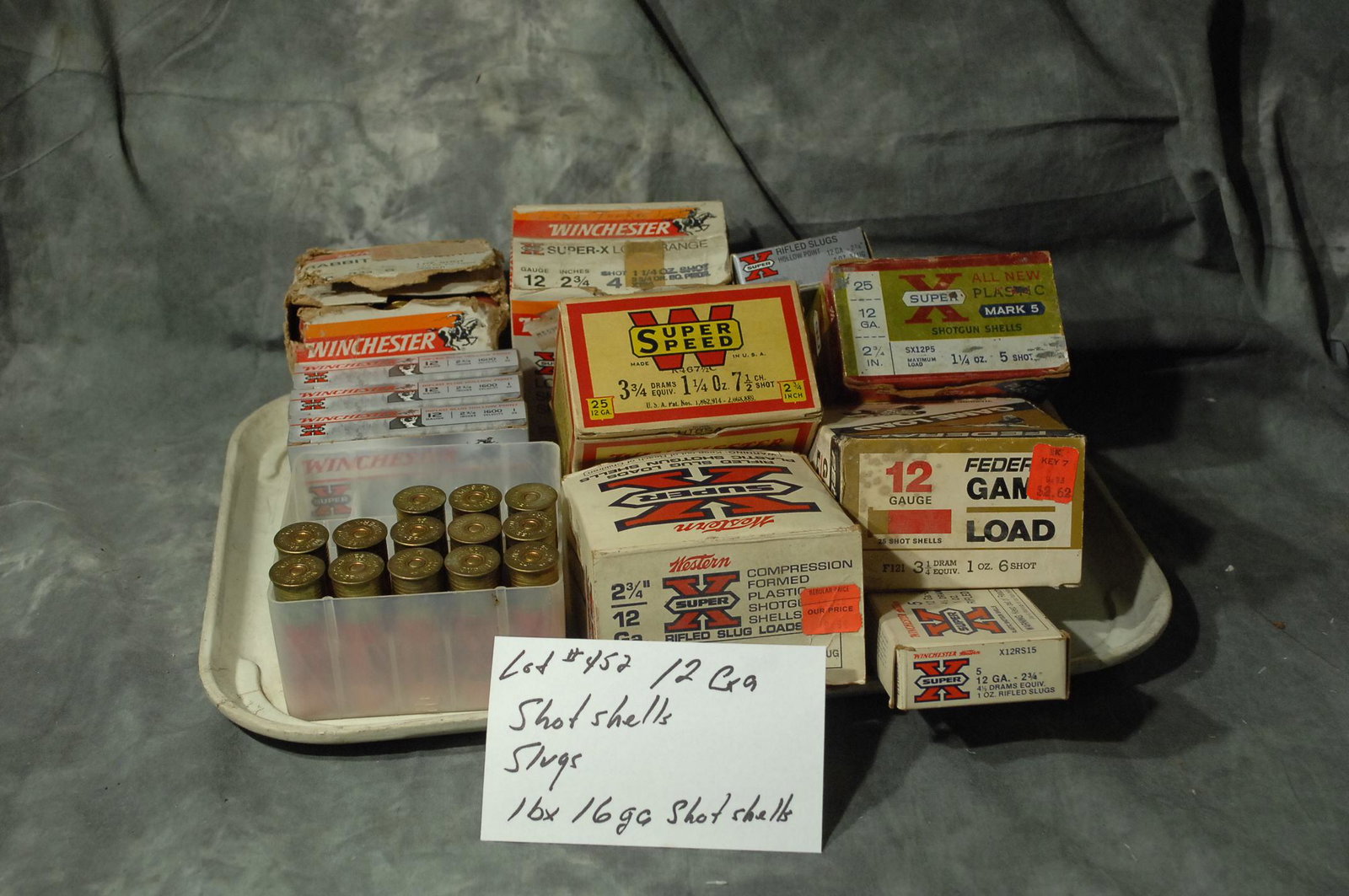12 Guage: Shot Shells & Slugs 1 box 16 gauge shot shells