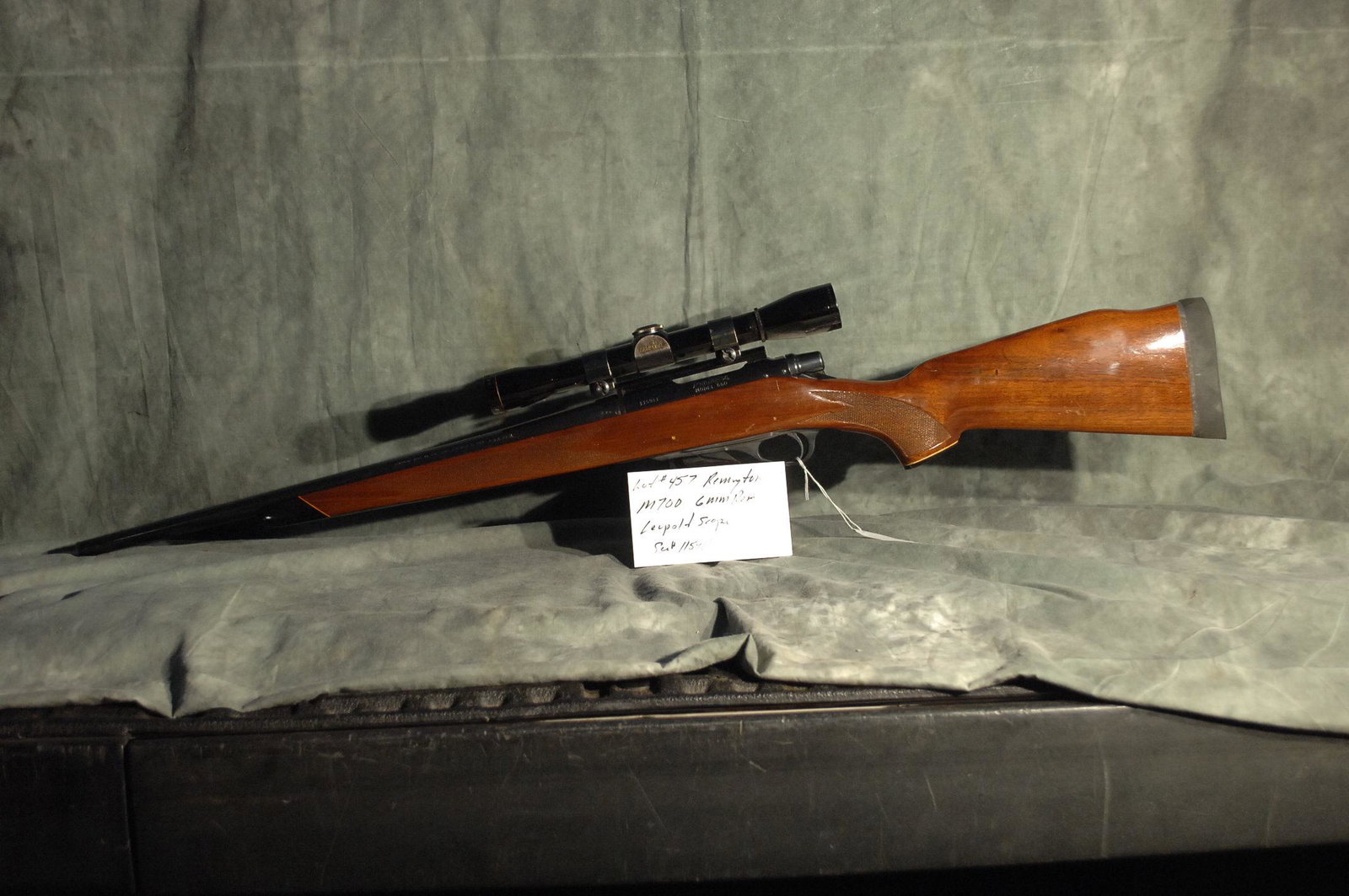 Remington Model 660 rifle: 6MM Rem Leupold Scope Ser# 115911