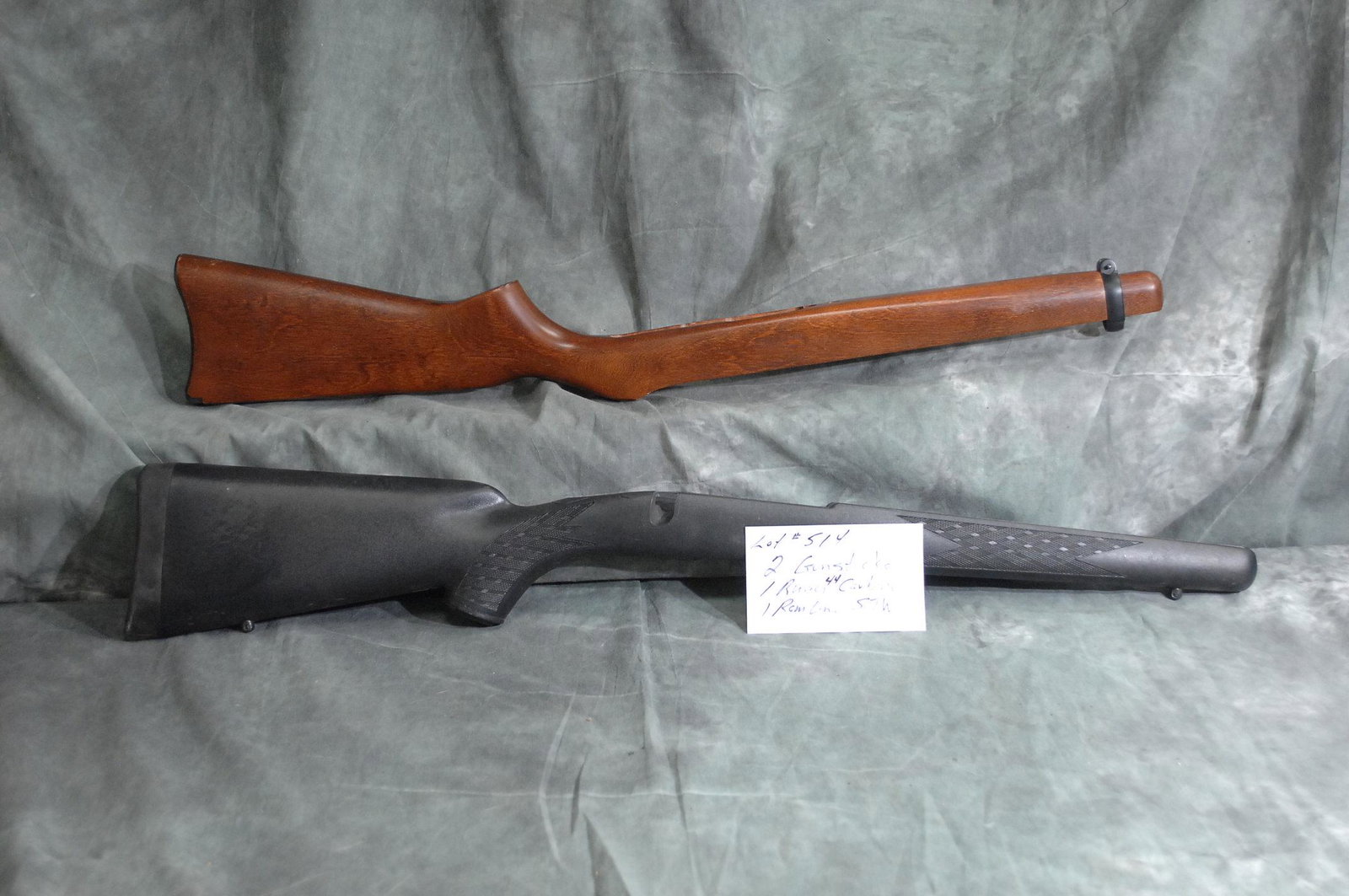 2 Gun Stocks: 1 Ruger 44 Carbine, 1 Ram Line STW