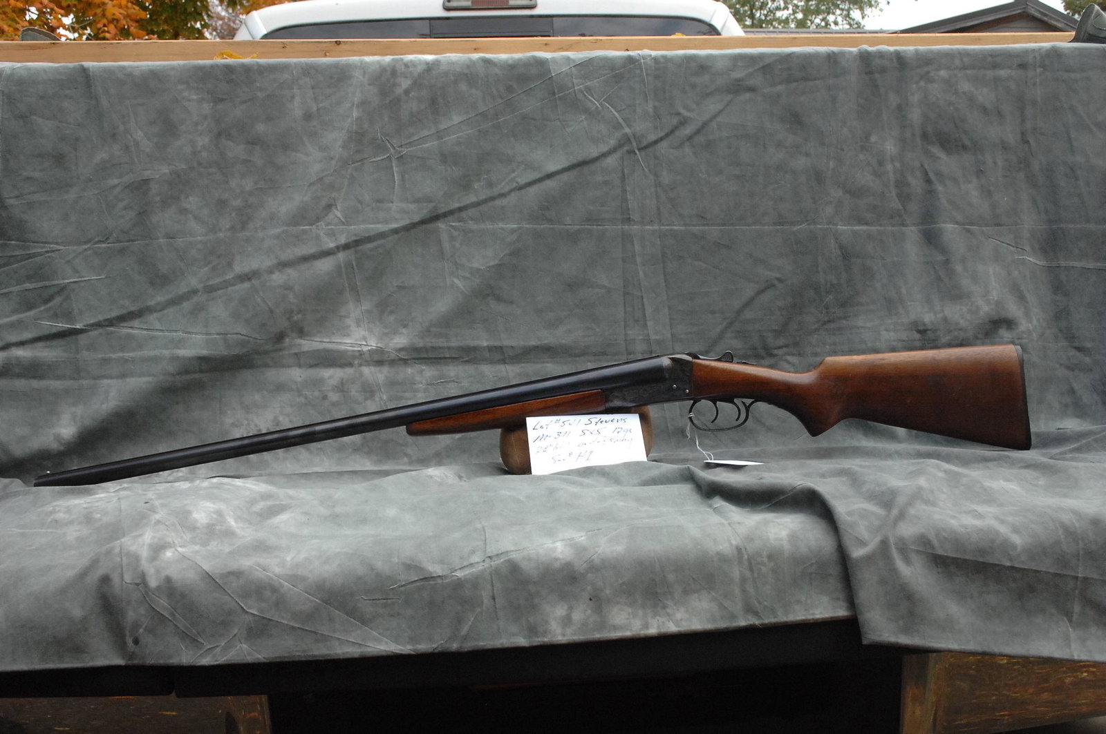 Stevens M-311: 12 ga SxS, 28" bbl, ser# H1