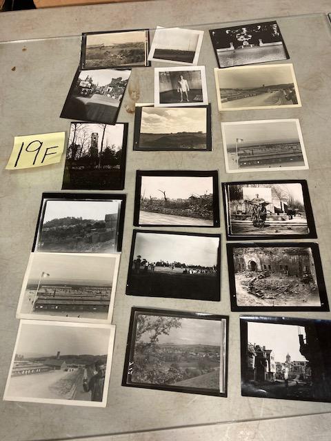 Collection of WWII Photos: Collection of WWII photos. Photos were taken during the time period starting with the landing at Normandy in June 1944 and ending with leaving Germany honorably in 1945. Most (if not all) were taken a