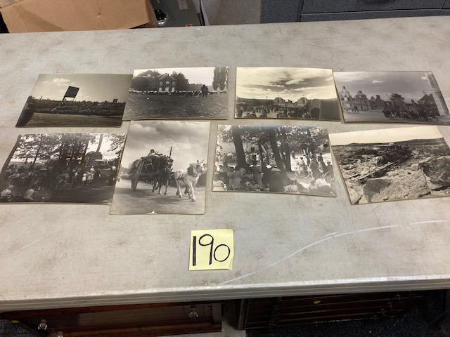 Collection of 28 WWII Photos: Collection of 28 WWII photos. Photos were taken during the time period starting with the landing at Normandy in June 1944 and ending with leaving Germany honorably in 1945. Most (if not all) were take