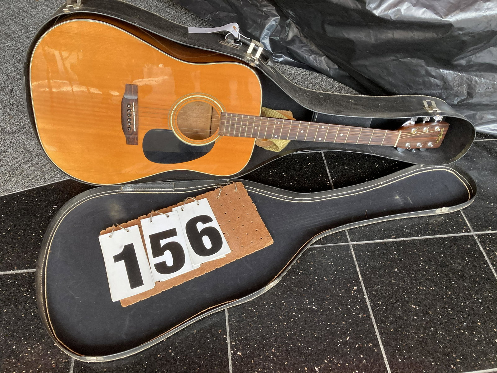 1970 Martin and Son Co. 6 String Guitar: 1970 Sigma Martin and Son Co. 6 string guitar in case. 43"l x 17"w x 6"h. Unreserved from the Conyngham, PA Estate. Fresh to the market.