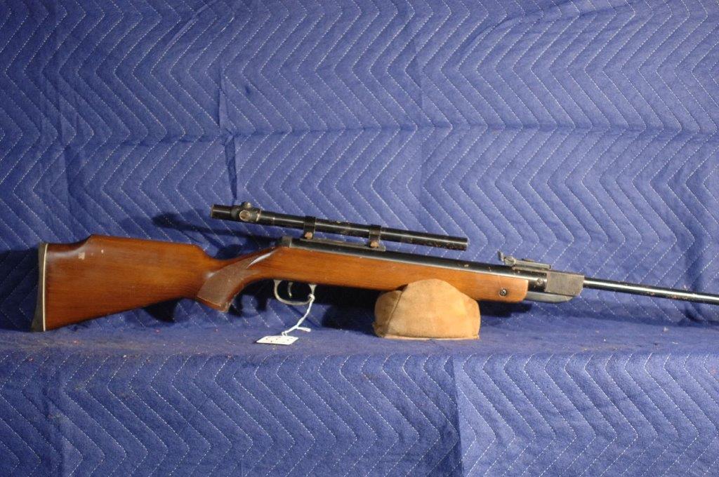 RWS Diana Air Gun: RWS Diana .177 cal. Air Gun. Mossberg 4x scope. Made in West Germany. Serial No. 691217. No FFL needed.