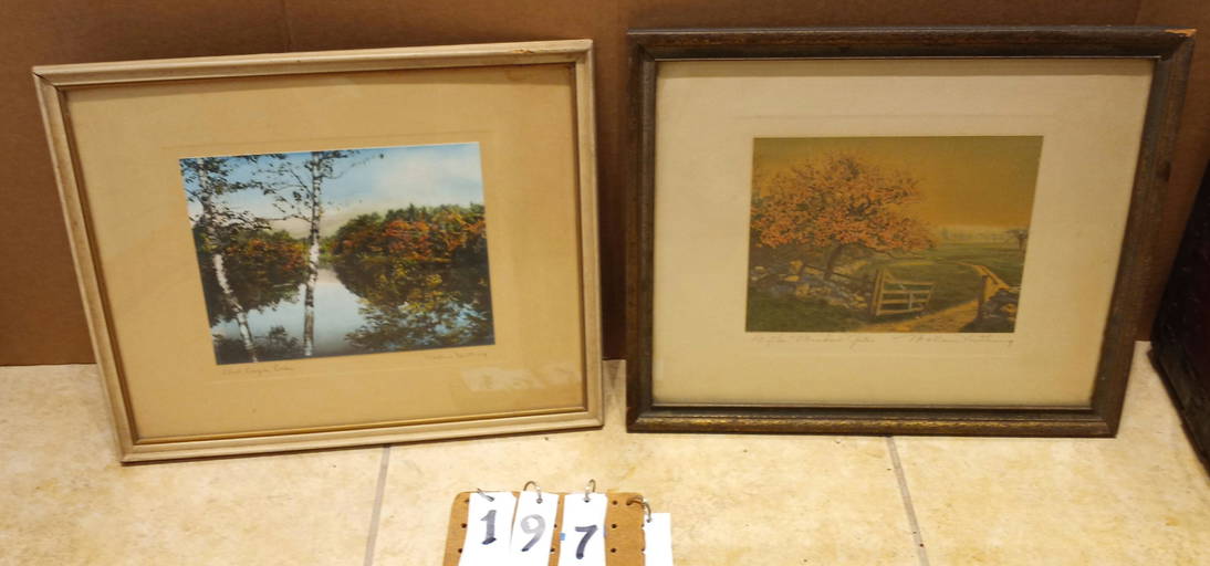 Two Signed Wallace Nutting Prints