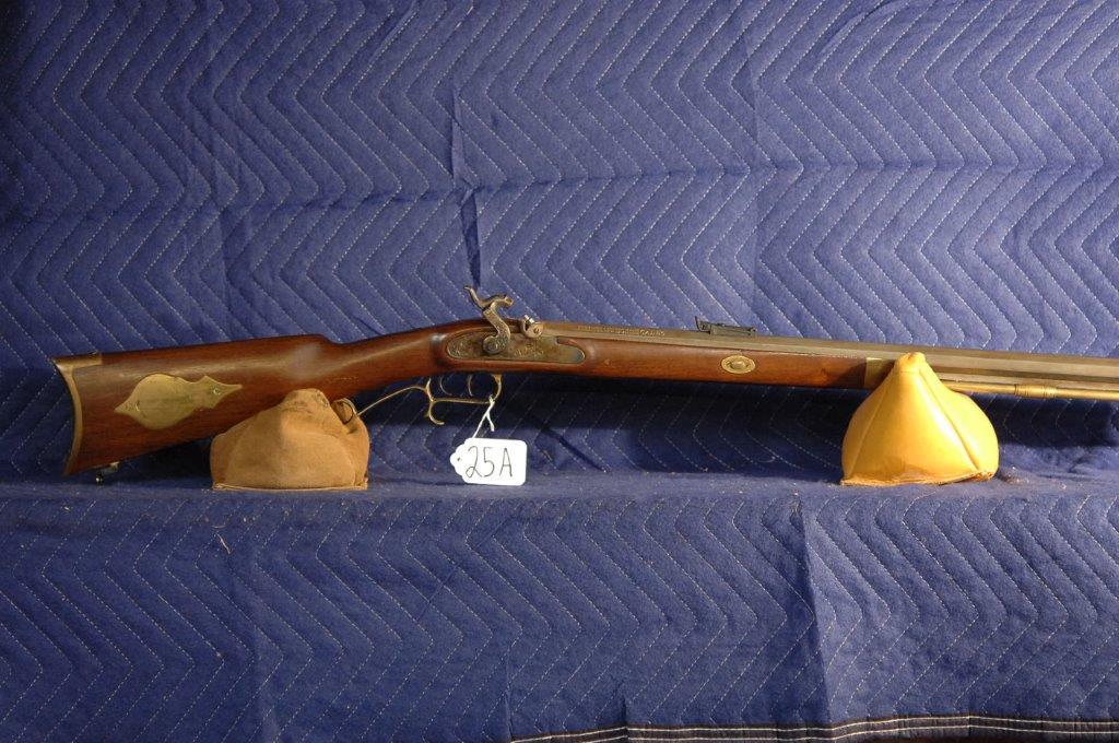 Thompson Center Renegade: Thompson Center Renegade. Percussion cap. 50 cal. 29" bbl. Most of the finish is gone. Some pitting. Generally good shape. Has brass ram rod. Serial No. K192972. No FFL needed.