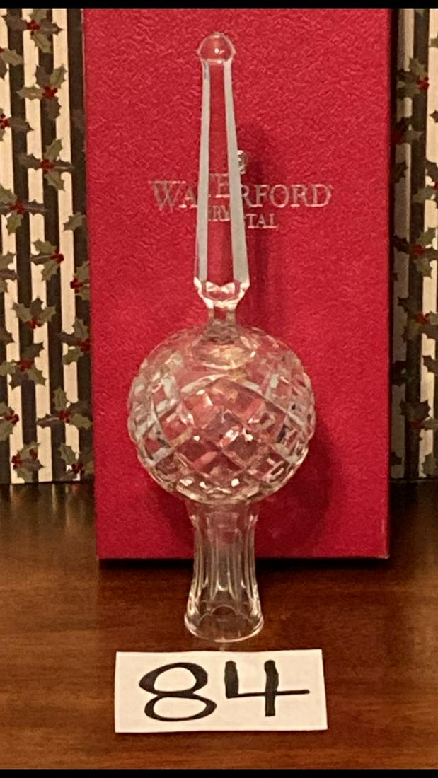 Genuine Waterford Crystal Tree Topper: Genuine Waterford Crystal tree topper in excellent condition. Comes with the original box. One owner. 10"l.