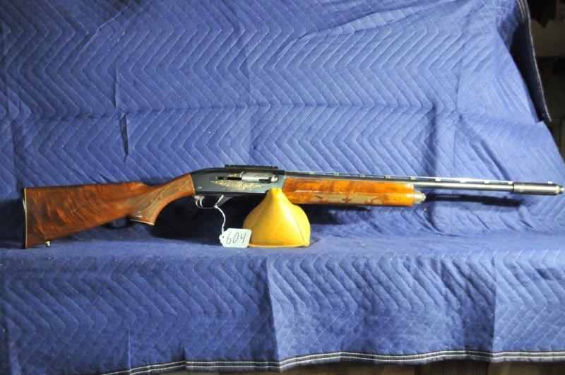 Remington Model 1100: Remington Model 1100. 20 gauge 2.75" skeet. 26" VR bbl. Cutts compensator. With Weaver top mount base. Serial No. 499496X.