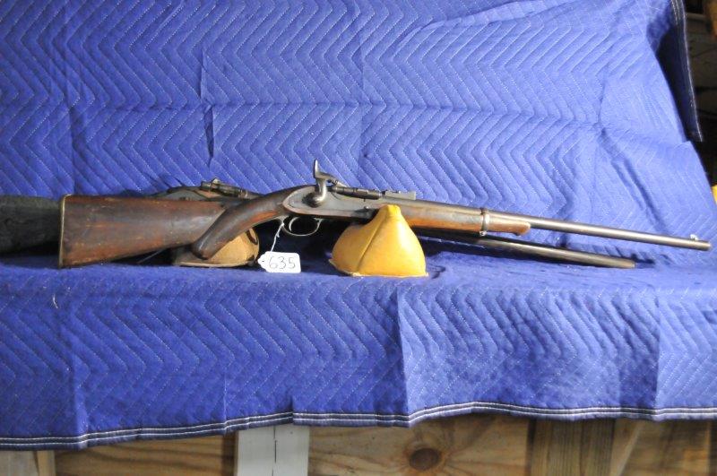1862 Tower Conversion: 1862 Tower Conversion. Enfield. 69 cal. Post Civil War breach load conversion. NSN. With additional conversion gun with damage. NSN. No FFL needed.
