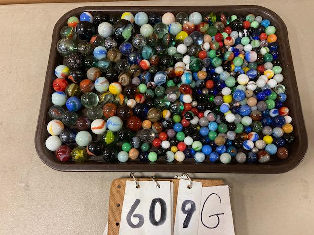 360 Antique Marbles: 360 antique marbles collected over 50+ years. First time offered for sale. From the collection of one family in St. Lawrence County, NY who loved the Adirondacks and everything outdoors.