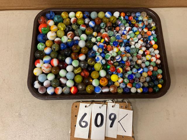 324 Antique Marbles: 324 antique marbles collected over 50+ years. First time offered for sale. From the collection of one family in St. Lawrence County, NY who loved the Adirondacks and everything outdoors.