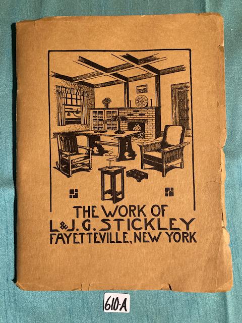 Original Early 1900s LJG Stickley Furniture Catalogue: Original Early 1900s LJG Stickley Furniture Catalogue, this is not a reproduction. Edges have tear but overall condition is excellent on interior pages. 7 1/8" w x 9 3/8" h