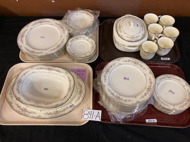 49 Piece Set of Noritake China: 49 piece set of Noritake china. Shanandoah pattern. Most pieces are in mint condition. Please read the Terms and Conditions of this auction thoroughly for IMPORTANT bidder information.