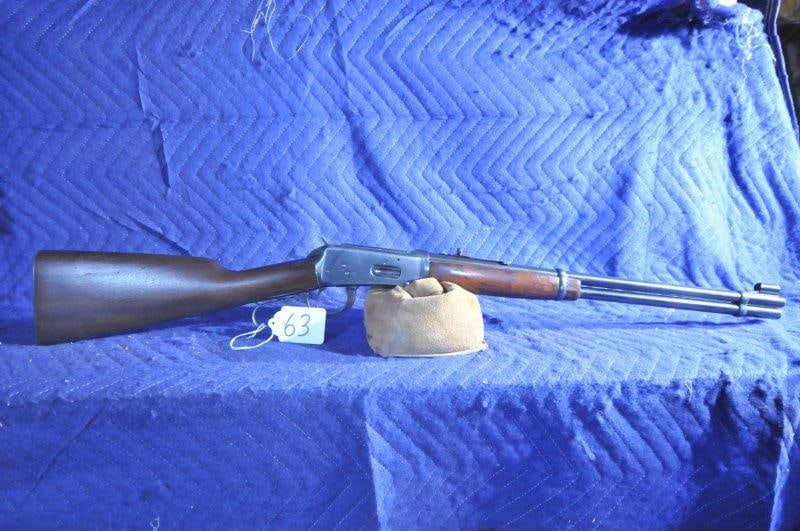 Winchester Model 94: Winchester Model 94. 30-30 Winchester. Manufactured in 1955. 20" barrel. Minor stock dings. Minor wear on the blue. Original sights. Serial No. 2117836.
