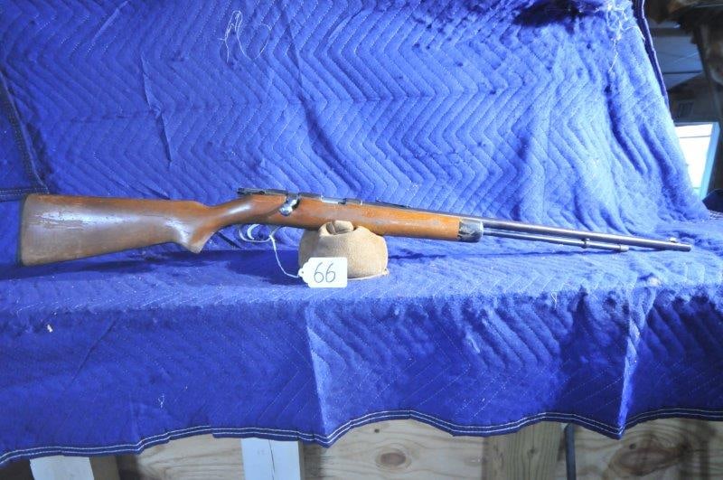 Steven Model 86C: Stevens Model 86C. 22S/L/LR. 24" barrel. Stock finish is rough. Little bit of pitting. NSN.