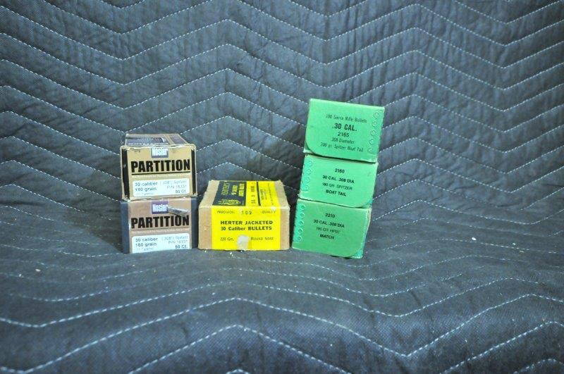 Assorted 30 Caliber Bullets Auction