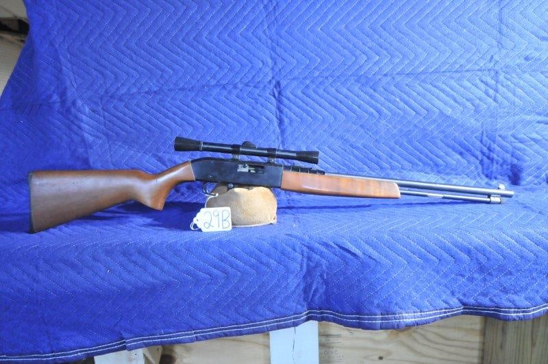 Sears Roebuck & Co. (Winchester) Model 37: Sears Roebuck & Co. (Winchester) Model 37. 22S/L/LR. 20" barrel. Some dings in the finish. With Sears Roebuck 4x scope. Serial No. R183477.